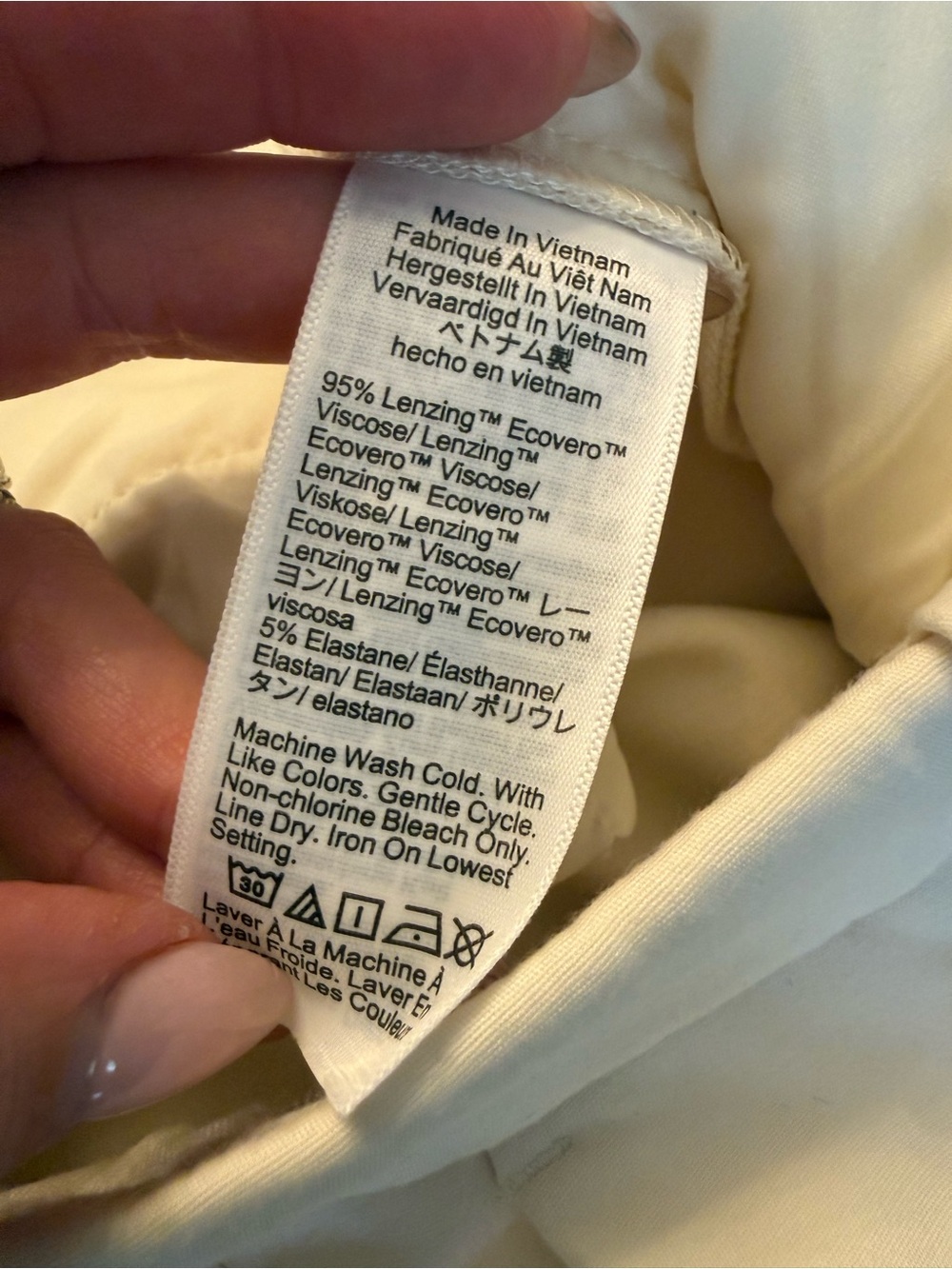 J.CREW • Wide leg essential pant trousers Cream - size 4 - Picture 6 of 7